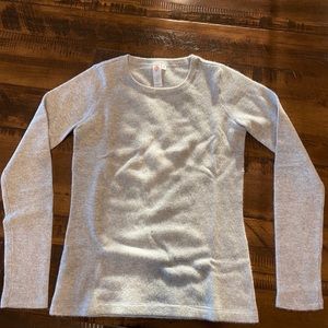 Long sleeve (sweater material very warm)